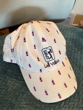 TPC Las Vegas White & Pink Golf Hat
